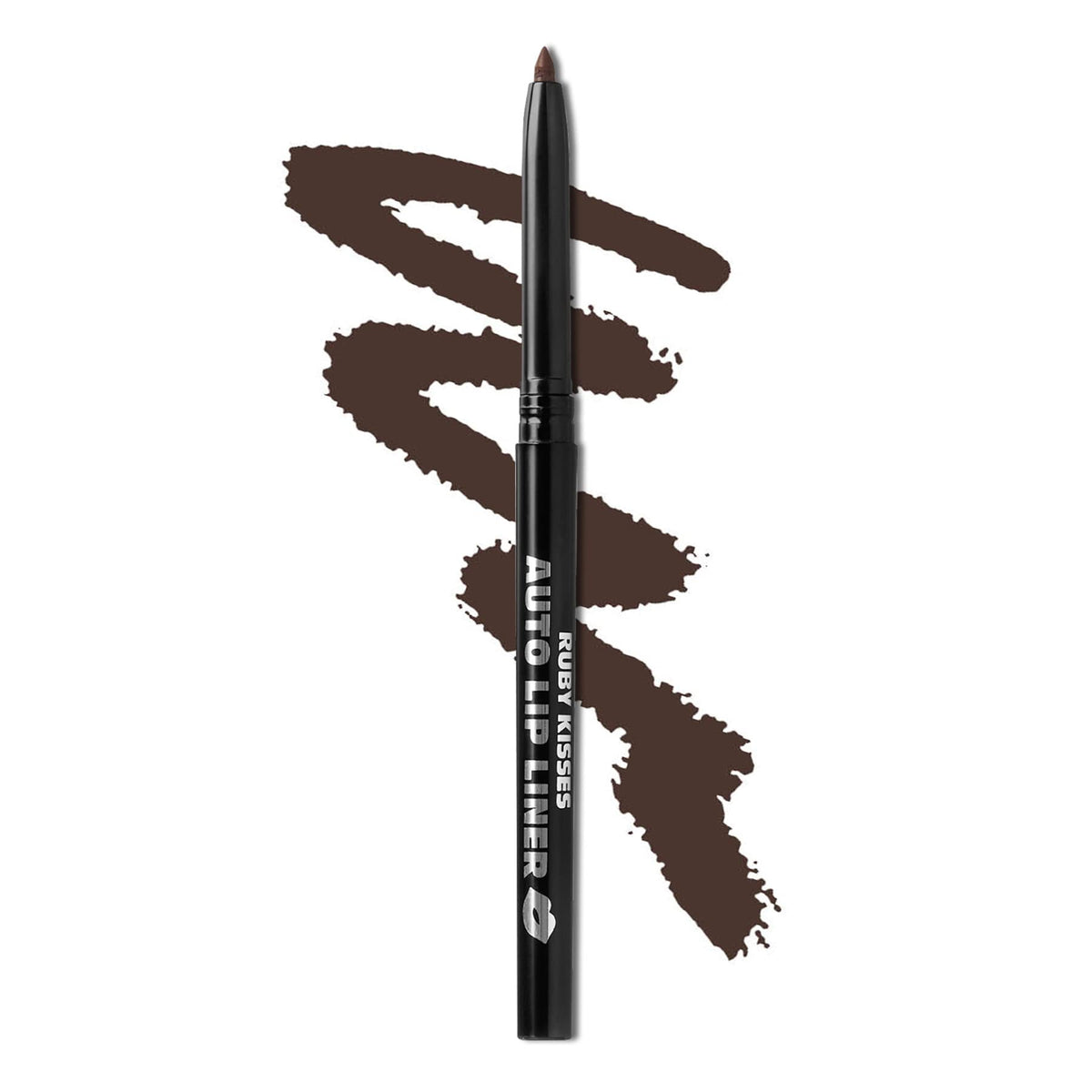 Ruby Kisses Auto Lip Liner, Dark Brown