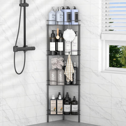 rustproof stainless steel frame and shelves