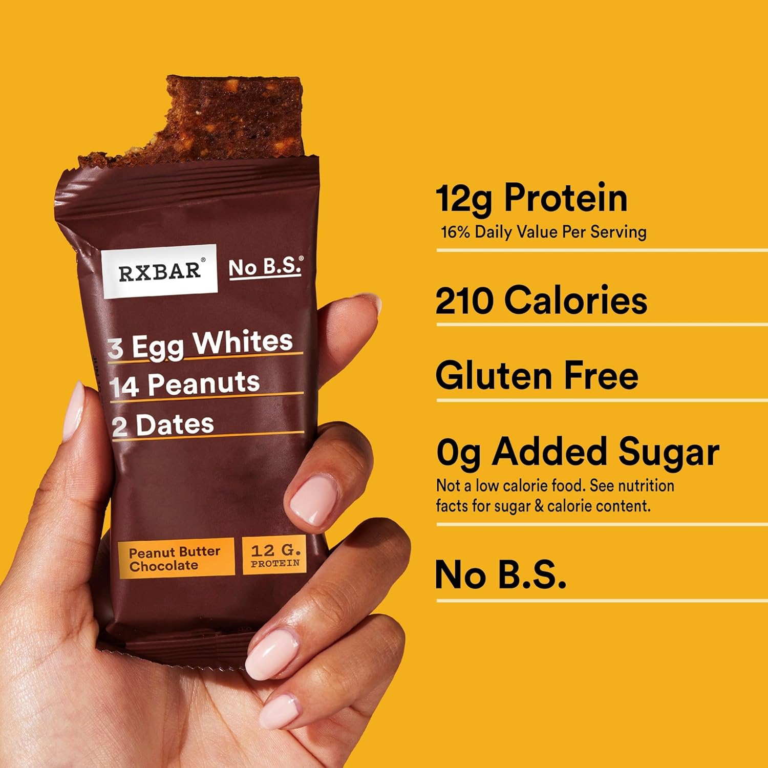 RXBAR 12g Protein Bar – Portable Commute Snack for Busy Professionals and Travel Days