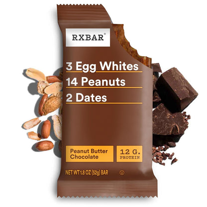 RXBAR 12g Protein Bar – Portable Commute Snack for Busy Professionals and Travel Days