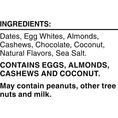 RXBAR Coconut Chocolate Protein Bar – Whole-Food Recovery Snack for Your Self-Care Pantry, 30 Count