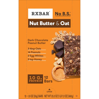 RXBAR Dark Chocolate Peanut Butter Protein Bar – Clean-Label Wind-Down Fuel for Wellness Routines