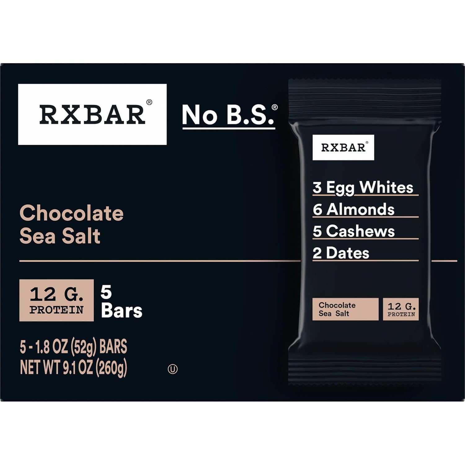 RXBAR Gluten Free Protein Bar – Whole-Food Snack for Health-Conscious Pantry Restocks, 30-Count Bulk Pack