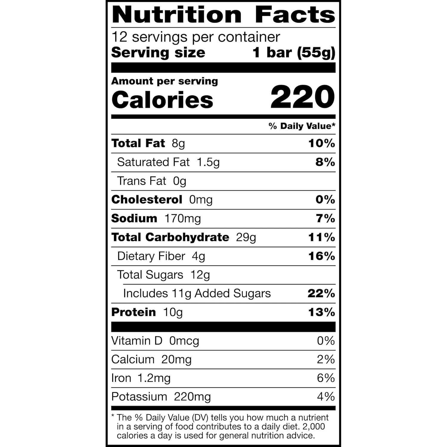RXBAR Honey Cinnamon Peanut Butter Protein Bars – Pre-Meeting Office Desk Fuel for Busy Professionals, 23.2oz Bulk