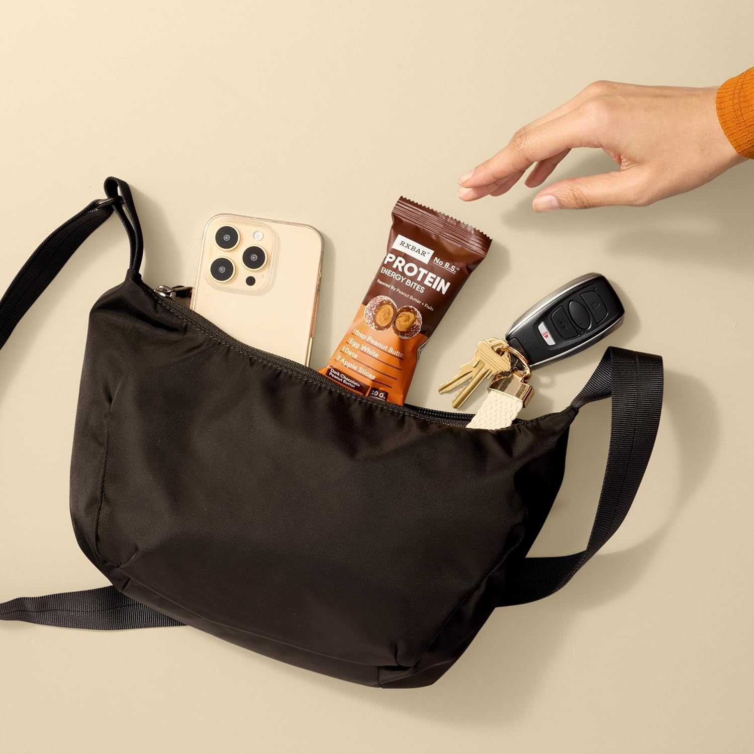 RXBAR Protein Balls for Wellness Routines, Gluten Free Dark Chocolate Peanut Butter Snack for Self-Care Days and Gym Bag Fuel