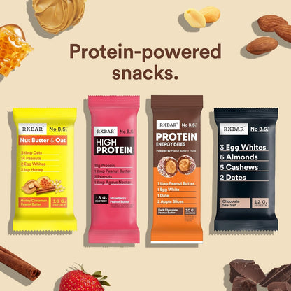 RXBAR Protein Balls for Wellness Routines, Gluten Free Dark Chocolate Peanut Butter Snack for Self-Care Days and Gym Bag Fuel