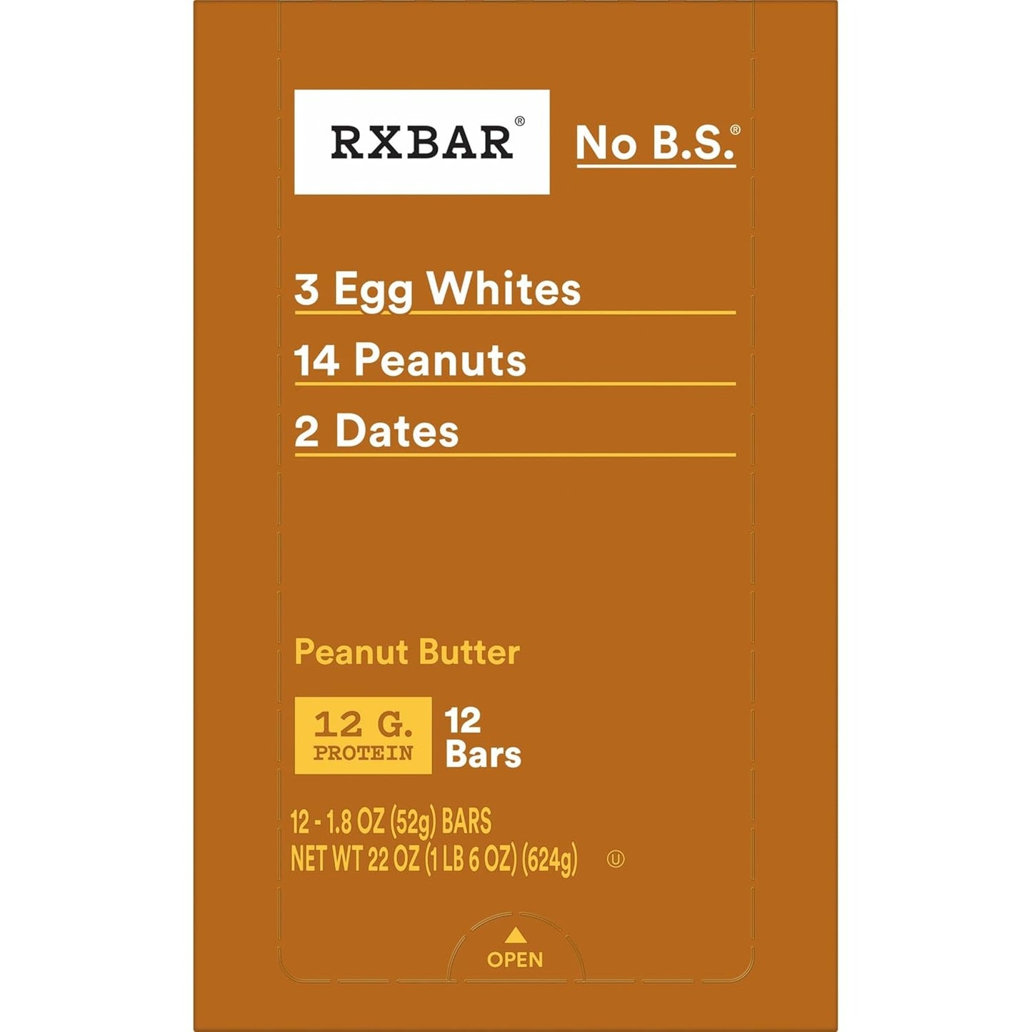 RXBAR Protein Bar Peanut Butter – Portable Post-Workout Refuel for Active Wellness Lifestyles