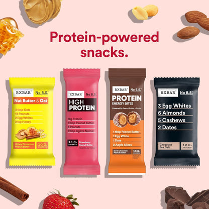 RXBAR Protein Energy Bites Strawberry Peanut Butter — Healthy Gift Box for Fitness Lovers and Busy Friends