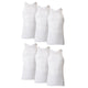 6 - White - 6 Pack - Medium