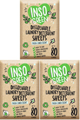 PureTide Eco Soap Sheets – Pure-Care Laundry for Sensitive Skin, Plant-Based Fragrance-Free Detergent for Restful Sleep