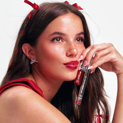 Sacheu Lip Liner STAY-N Peel Off Lip Stain — Skincare-Infused Lip Care for Daily Self-Care Rituals, Hyaluronic Tint