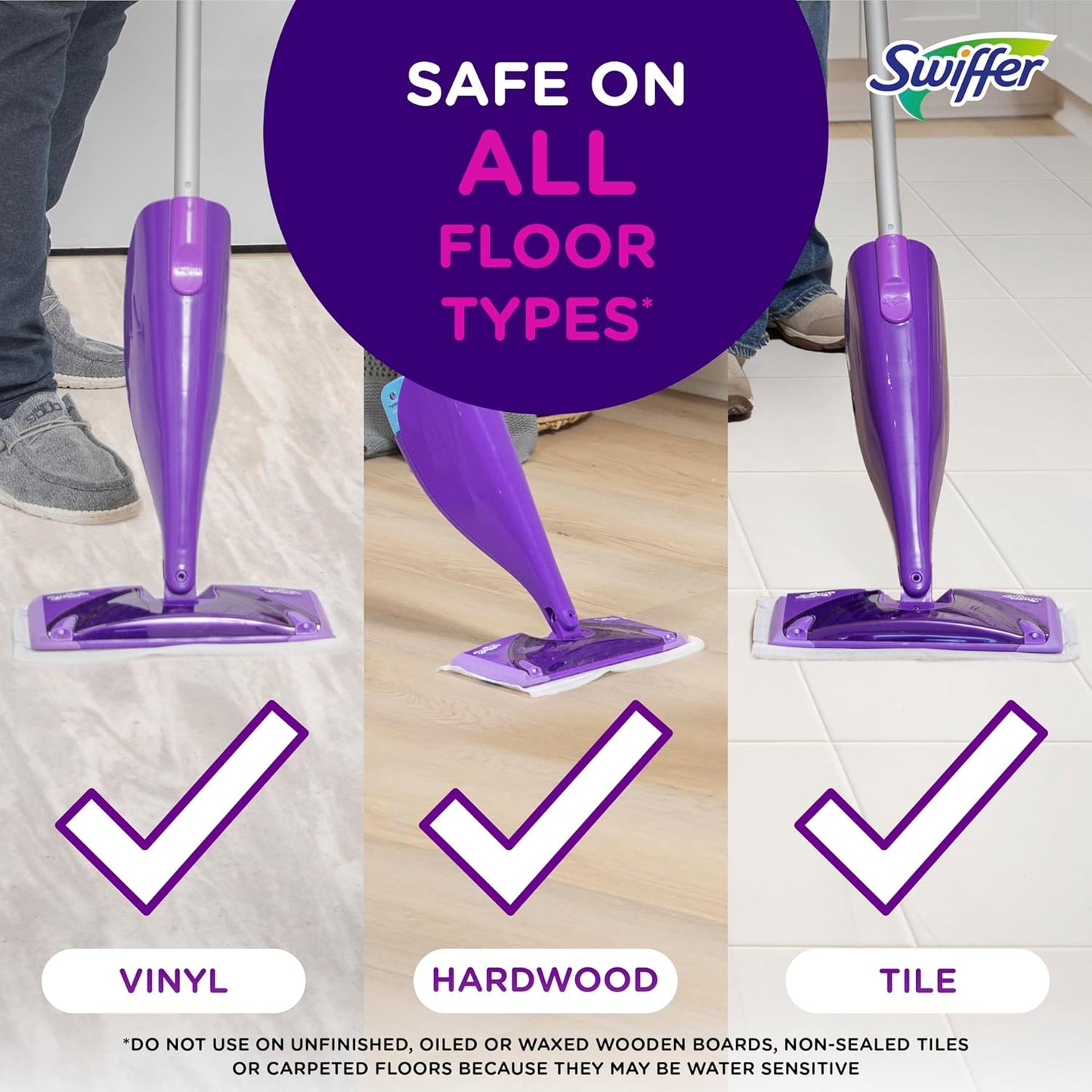 safe-for-sealed-surfaces formulation for hardwood, laminate, tile, and finished floors