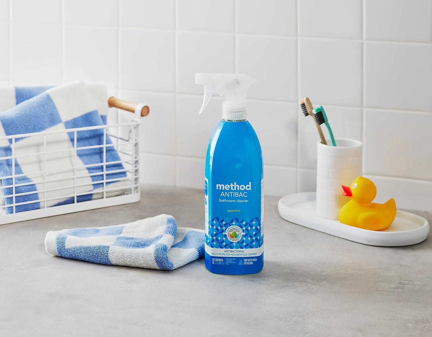 safe for sinks, fixtures, tubs, glazed tile, toilet seats, and toilet bowls