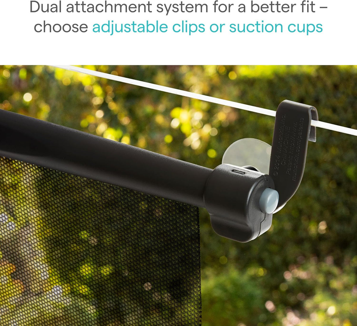 safe-view premium mesh engineered to preserve outward visibility while filtering sun