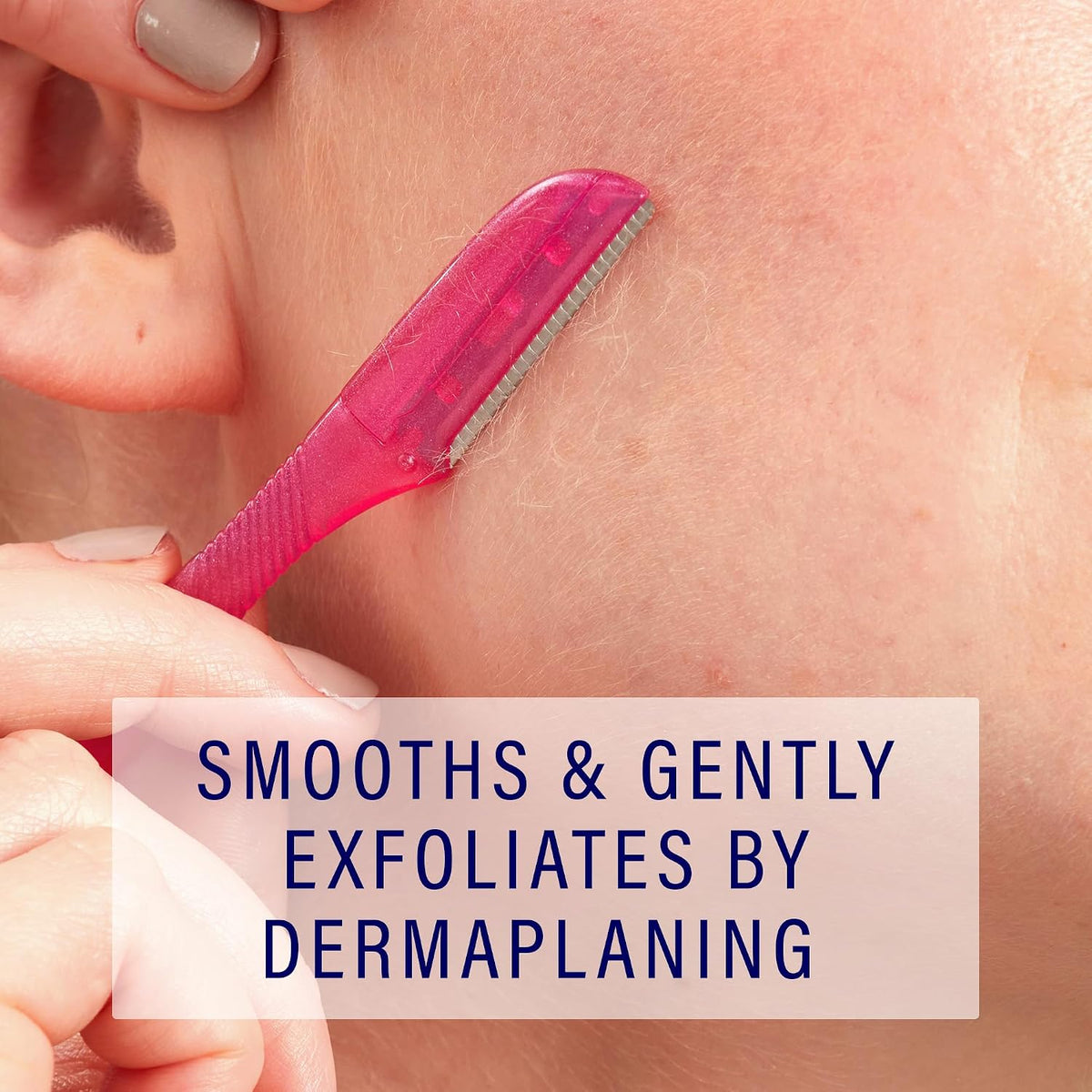 Schick Hydro Silk Touch-Up Dermaplaning Tool — One-Step Multi-Tool to Replace Three Bulky Beauty Items