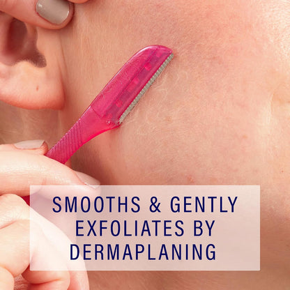 Schick Hydro Silk Touch-Up Dermaplaning Tool — One-Step Multi-Tool to Replace Three Bulky Beauty Items