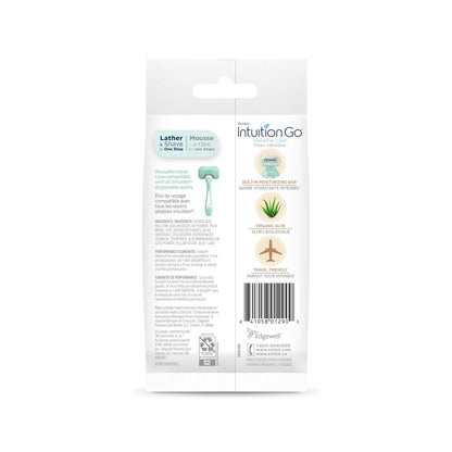 Schick Intuition Go Disposable Razor for Women – Simple One-Step Shave, Nothing Else Needed