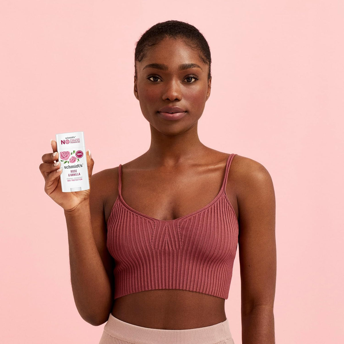 Schmidt's Aluminum-Free Vegan Deodorant Rose & Vanilla – Travel-Sized Confidence for Hot Climate Escapes