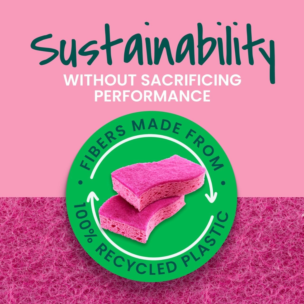Scotch-Brite Delicate Clean Scrub Sponge – Sleek, Neutral Sponge for Intentional Homes and Daily Dishes