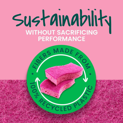Scotch-Brite Delicate Clean Scrub Sponge – Sleek, Neutral Sponge for Intentional Homes and Daily Dishes