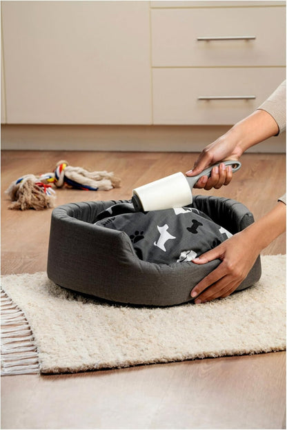 Scotch-Brite Extra Sticky Roller – Minimalist Pet Hair Pickup for Scandinavian Sofas, Linen Curtains, and Tonal Decor