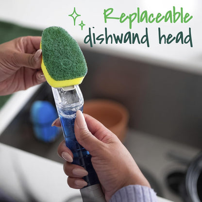 Scotch-Brite Heavy Duty Dishwand Refills – Dishwasher-Safe Refill Heads, 10 Pack for Hygienic and Reuse-Friendly Cleanup