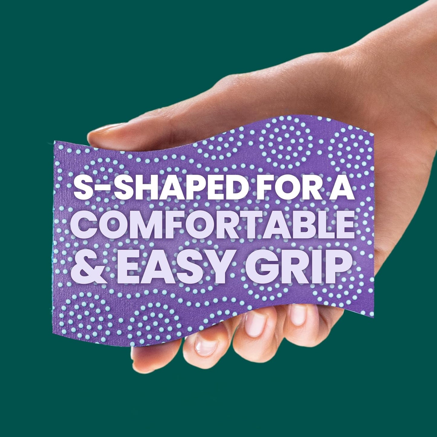 Scotch-Brite Odor Resist Non-Scratch Scrub Sponge – Streamlined Dish Sponges for Clean-Lined Modern Kitchens