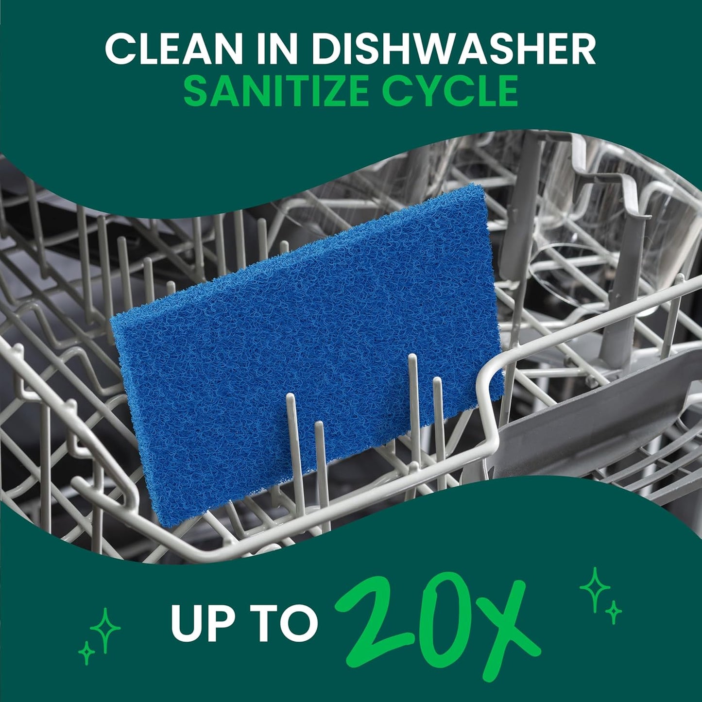 Scotch-Brite Zero Scratch Scouring Pad – Streamlined Cleaning Tool for Capsule Kitchens and Decluttered Bathrooms