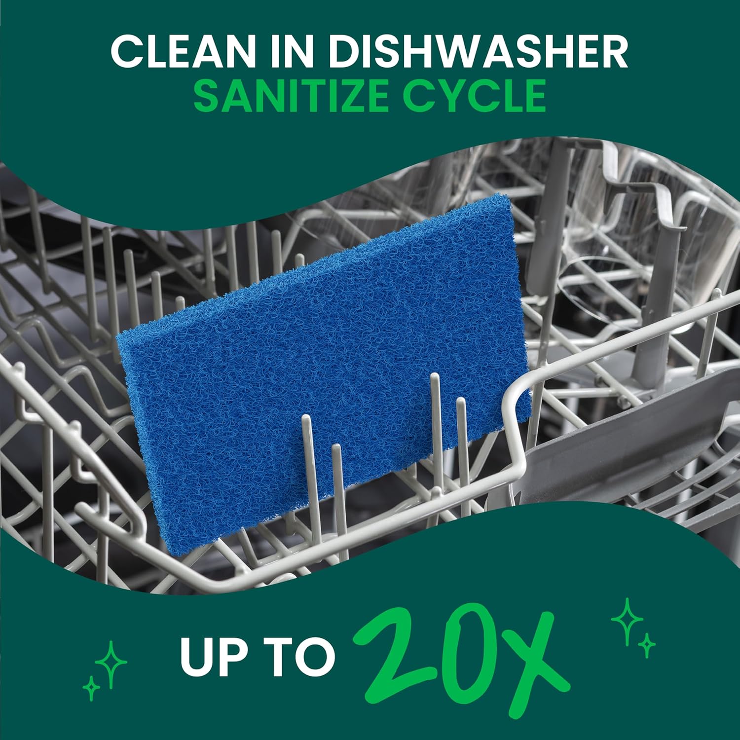 Scotch-Brite Zero Scratch Scouring Pad – Streamlined Cleaning Tool for Capsule Kitchens and Decluttered Bathrooms