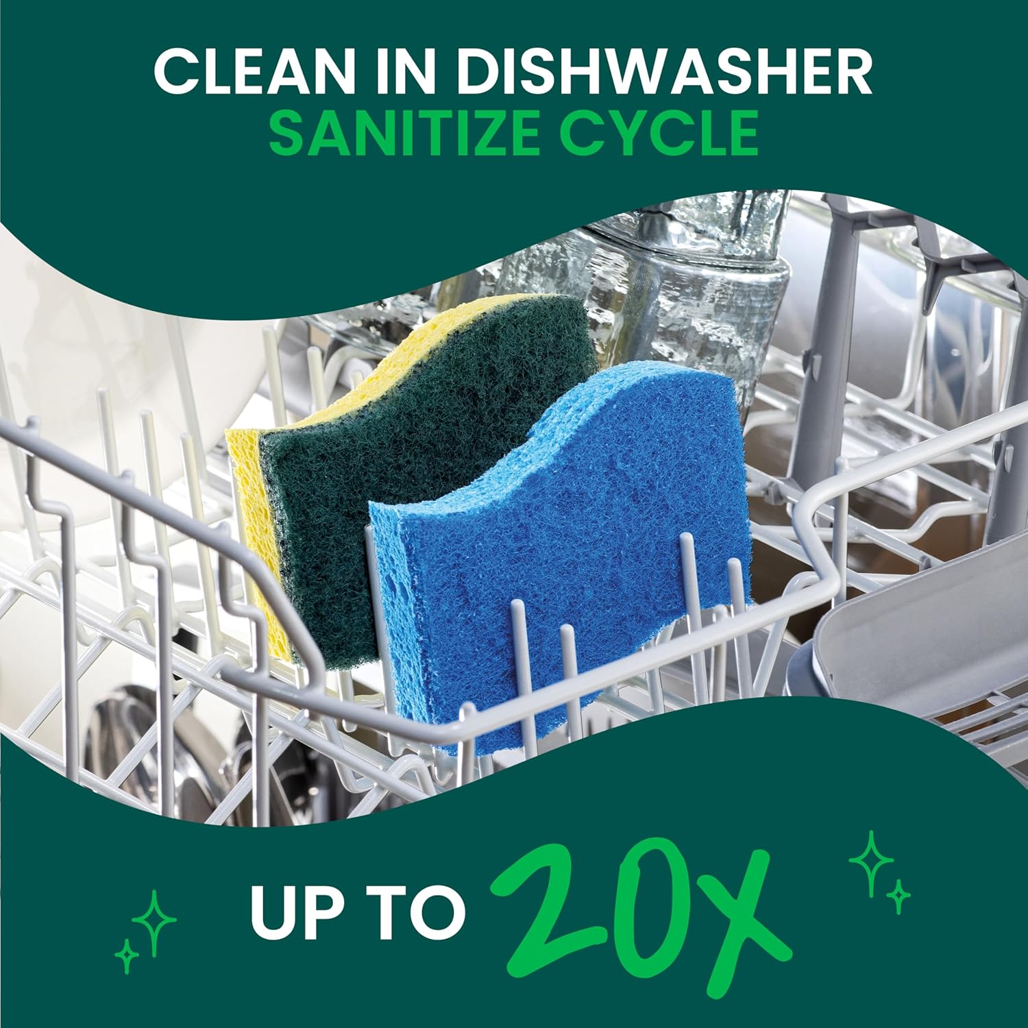 Scotch-Brite Zero Scratch Scrub Sponge – Practical Housewarming Gift for New Homeowners