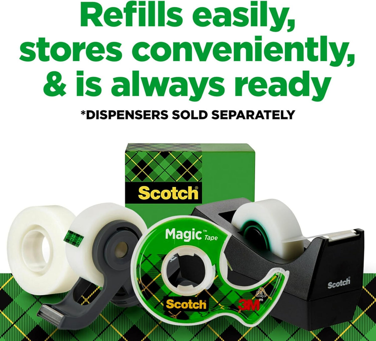 Scotch Magic Tape Dispenser Set as Thoughtful Housewarming Gift for Organized Home Office