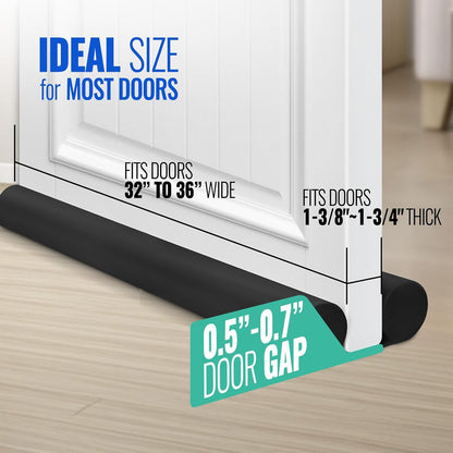 scratch-resistant low-profile bottom that allows smooth, silent door operation