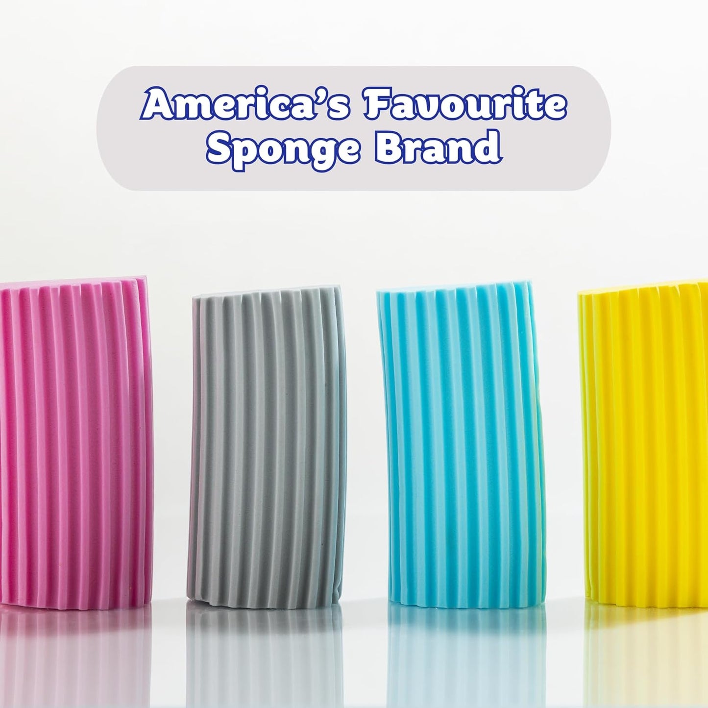Scrub Daddy Damp Duster for Home Office Upkeep, Quick Sponge for Desk-Side Blinds and Vents