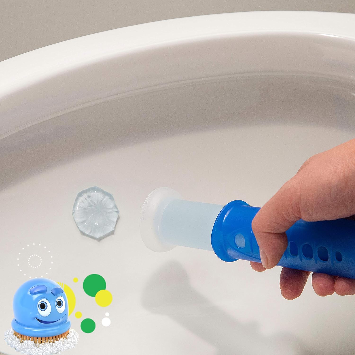 Scrubbing Bubbles Fresh Gel Toilet Stamps, Rainshower Scent, Set-and-Forget Bathroom Maintenance for the Busy Home Office Day