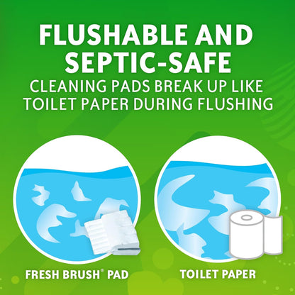 Scrubbing Bubbles Toilet Wand – Clutter-Free Powder Room Upgrade, Disposable Pads for Clean Living