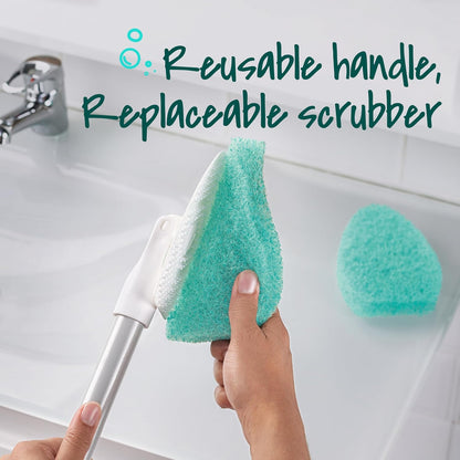scrubbing fibers manufactured from 100% recycled materials