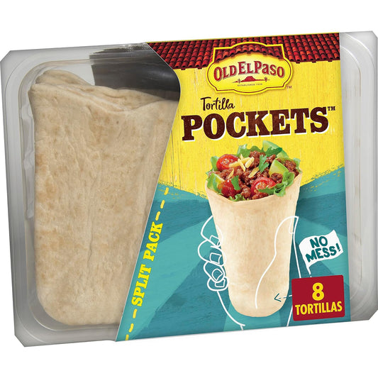 sealed-bottom tortilla pocket construction to contain fillings