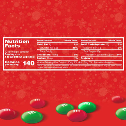seasonal red and green candy shell colorway for christmas