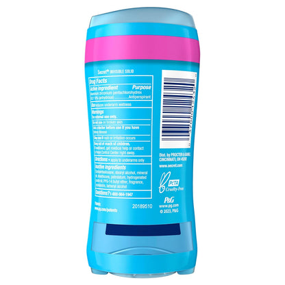 Secret Anti-Perspirant Deodorant Invisible Solid Powder Fresh Twin Pack – Daily Hygiene Ritual for Mindful Mornings