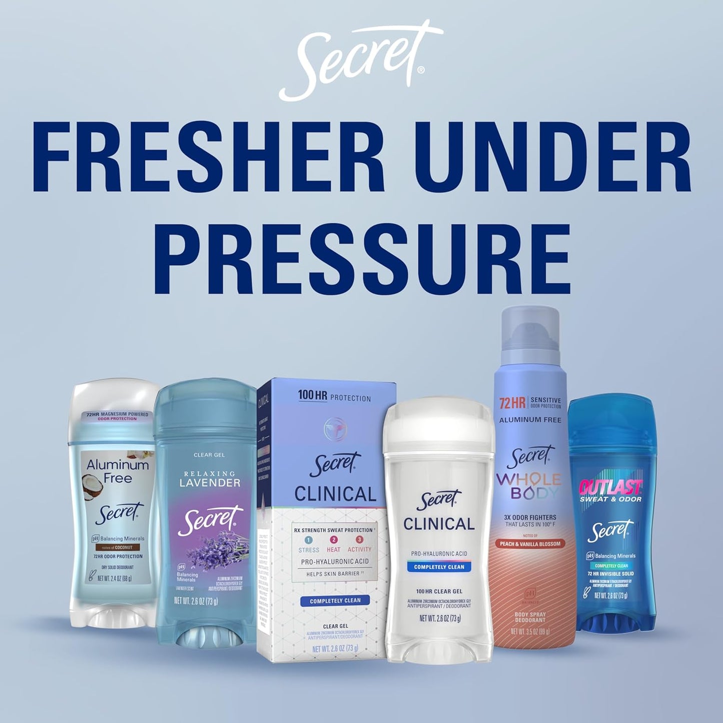 Secret Anti-Perspirant Deodorant Invisible Solid Powder Fresh Twin Pack – Daily Hygiene Ritual for Mindful Mornings