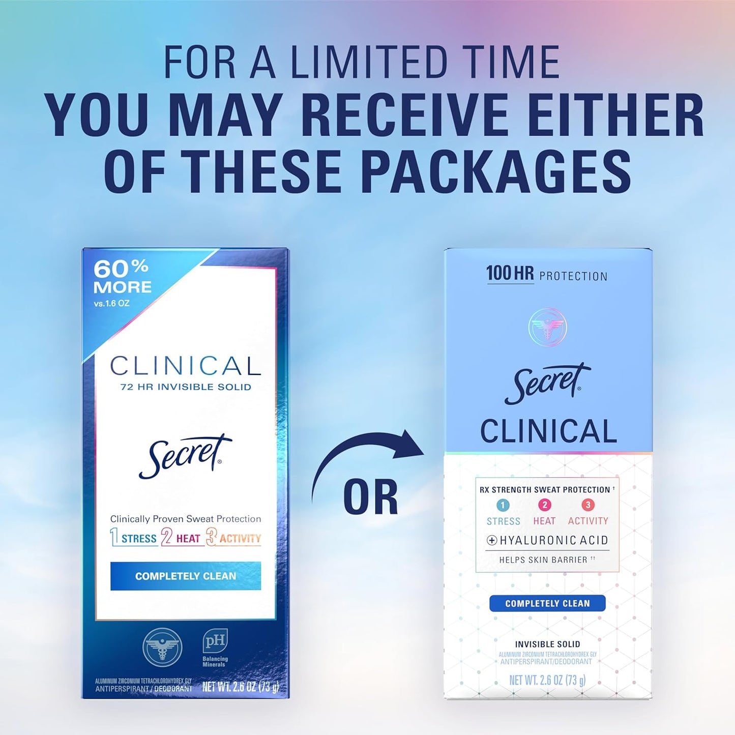 Secret Clinical Strength Antiperspirant for Women – pH-Balanced Skin Care Upgrade for Mindful Mornings