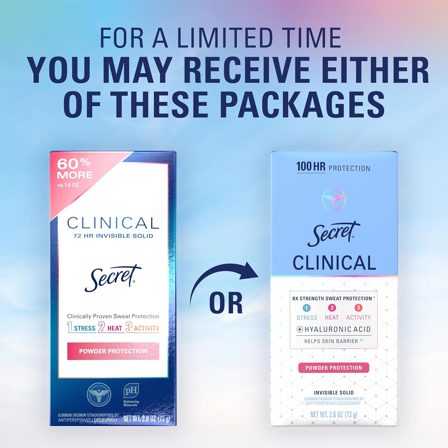 Secret Clinical Strength Invisible Solid – Luxury Stress Sweat Protection with pH-Balanced Minerals