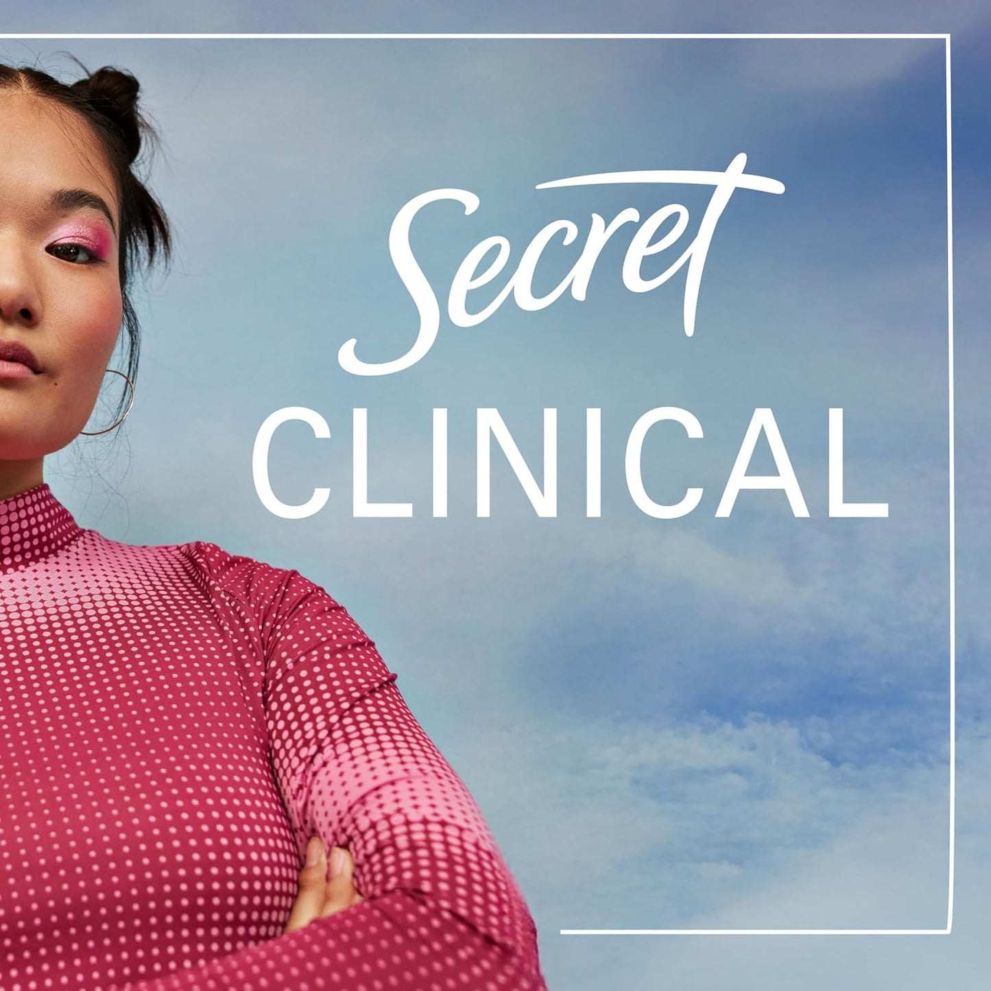 Secret Clinical Strength Invisible Solid – Stress-Sweat Protection with Hyaluronic Acid for Calm Confidence