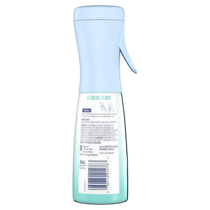 Secret Cooling Body Mist – Skin Safe Aluminum Free Formula for Sensitive Skin, pH Balanced 5.2 fl oz