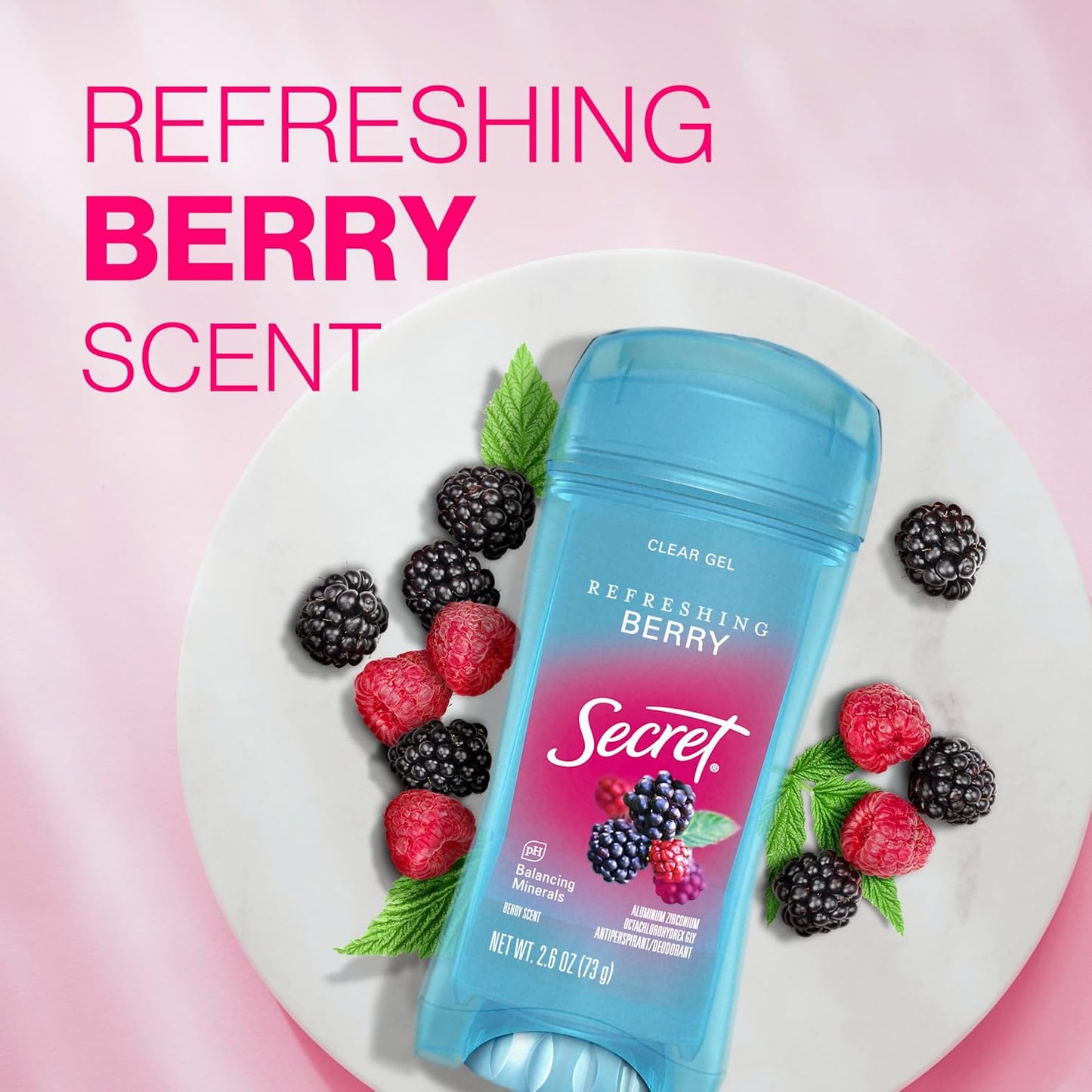 Secret Fresh Gentle pH Balancing Deodorant for Women – Skin-Safe Daily Formula for Sensitive Underarms