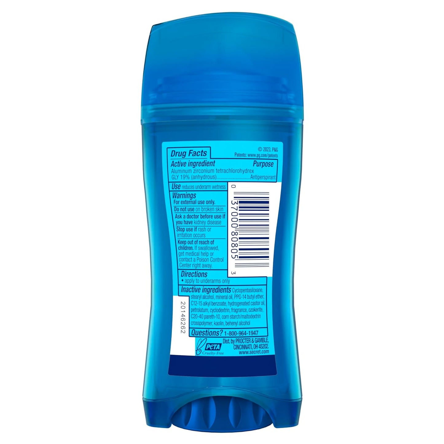Secret Outlast PH Balancing Deodorant – Morning Routine Stick for Long Workdays and Back-to-Back Meetings, 2.6 oz
