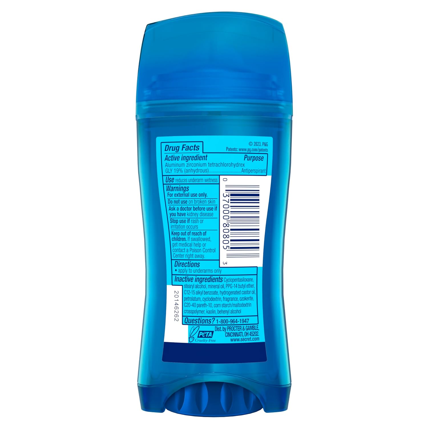 Secret Outlast PH Balancing Deodorant – Morning Routine Stick for Long Workdays and Back-to-Back Meetings, 2.6 oz
