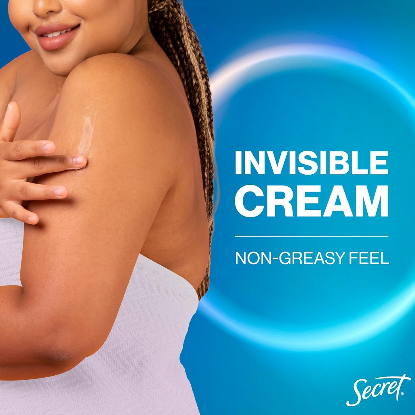 Secret Whole Body Deodorant Cream for Women – OBGYN-Recommended Intimate Area Deodorant, Aluminum Free Sensitive Formula