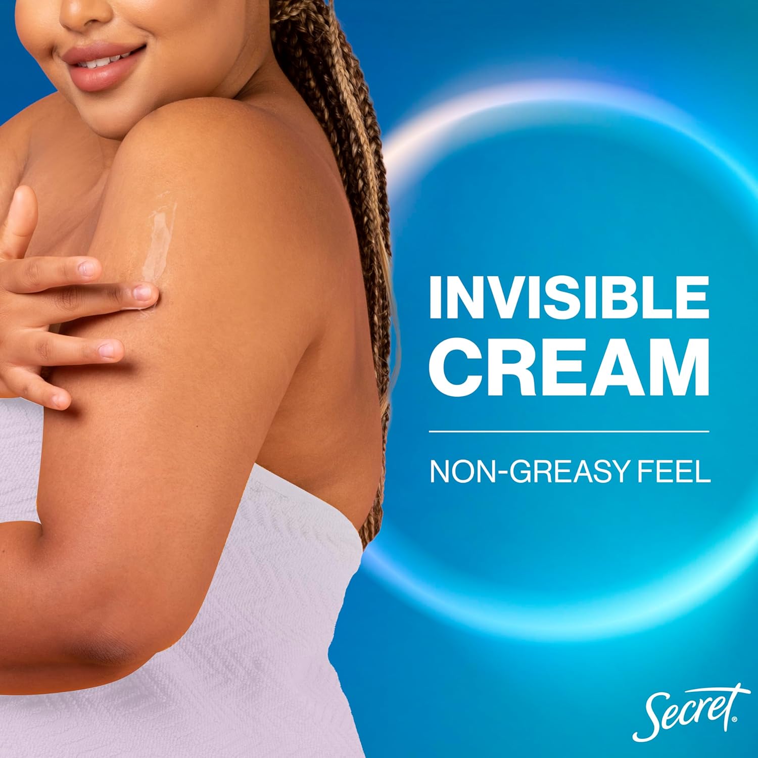 Secret Whole Body Deodorant Cream for Women – OBGYN-Recommended Intimate Area Deodorant, Aluminum Free Sensitive Formula