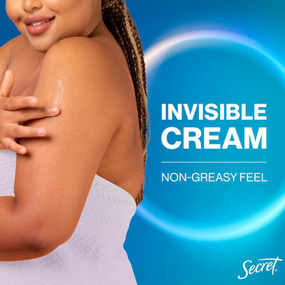 Secret Whole Body Deodorant Cream for Women – OBGYN-Recommended Intimate Area Deodorant, Aluminum Free Sensitive Formula